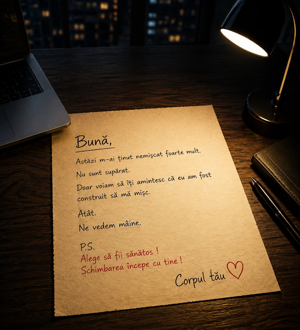 Scrisoare de la corpul tău