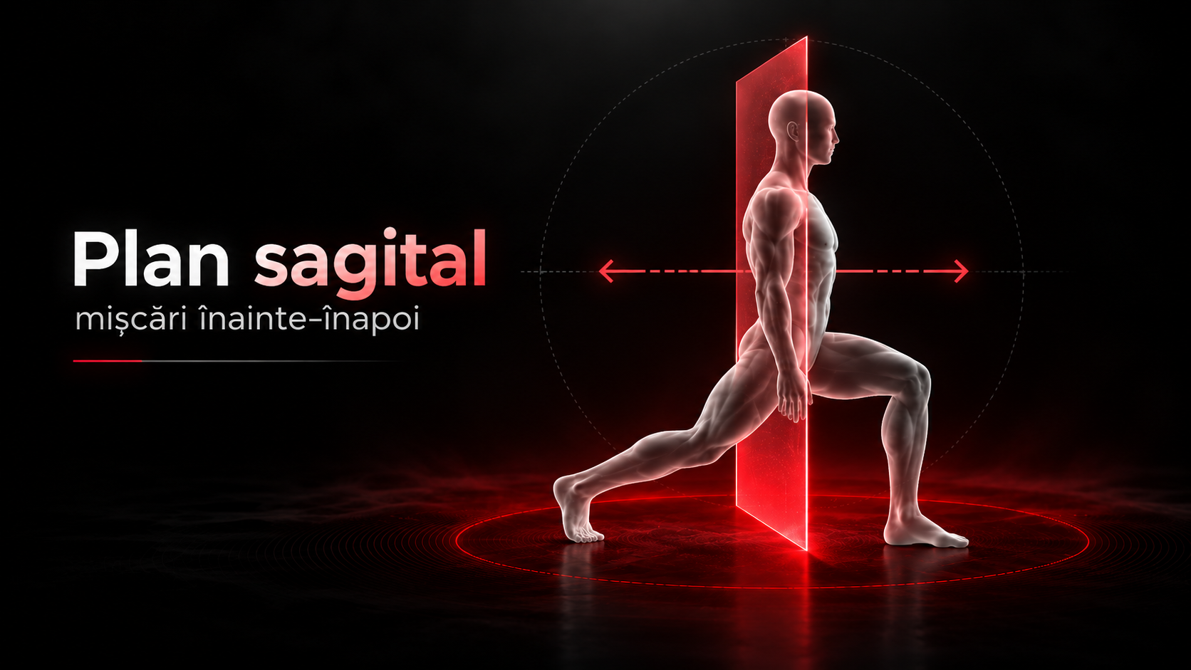Plan sagital — mișcări înainte-înapoi